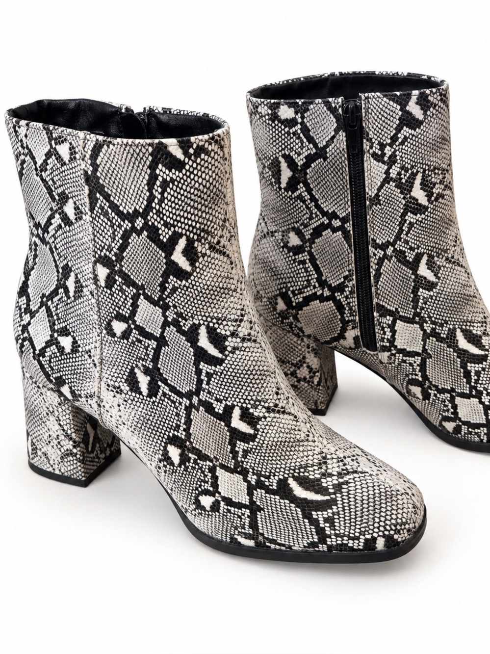 Madden Girl Minglee Snake Print Ankle Boots Size 10